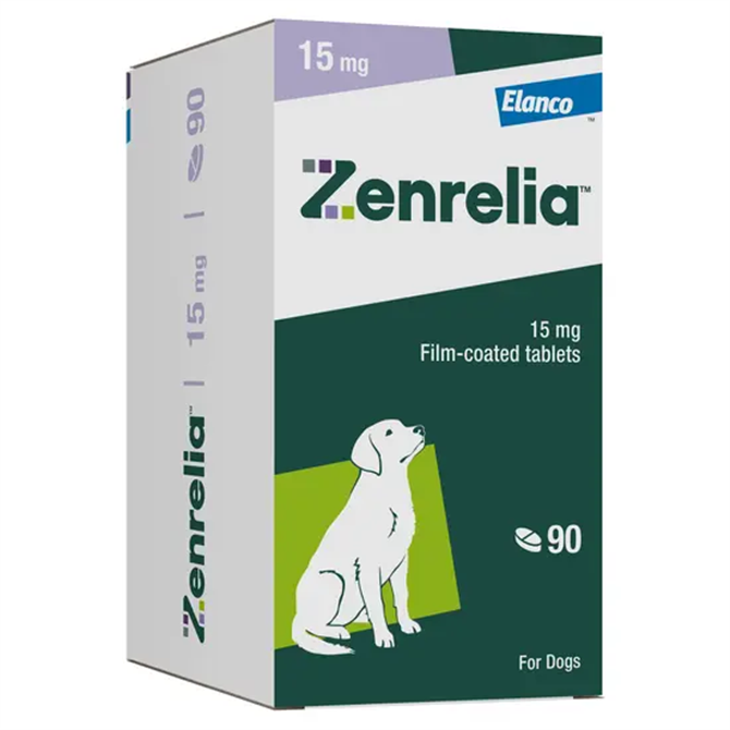 15mg Zenrelia for Dogs - Per Tablet