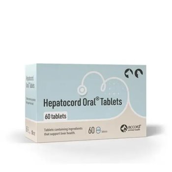 Hepatocord Liver Support Tablets for Dogs & Cats - Pack of 60