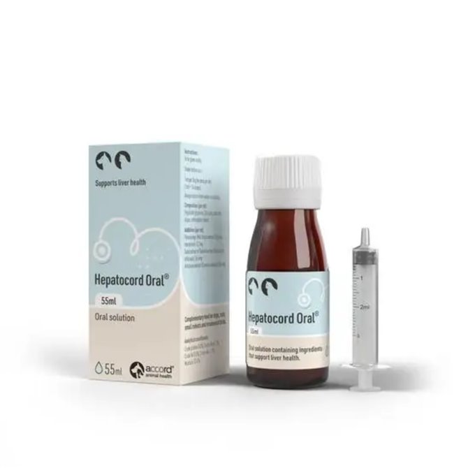 Hepatocord Oral Liver Support Liquid for Dogs & Cats - 55ml