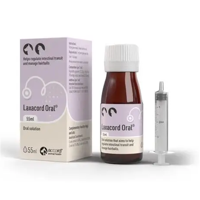 Laxacord Oral Digestive Support Supplement Liquid for Dogs & Cats