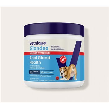 Glandex Advanced Vet Strength Anal Gland Chews for Dogs - Pack of 30