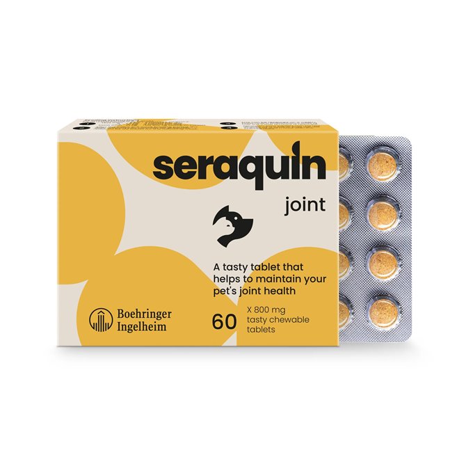 Seraquin Joint 800mg Tablets for Cats & Small Dogs - Pack of 60