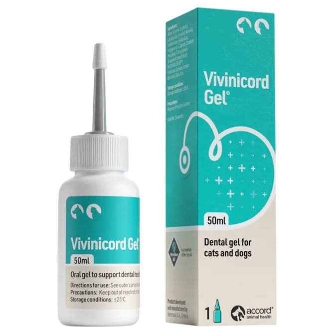 Vivinicord Dental Gel for Dogs & Cats - 50ml