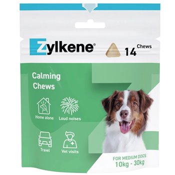 Zylkene 225mg Calming Chews for Dogs 10–30kg - Pack of 14