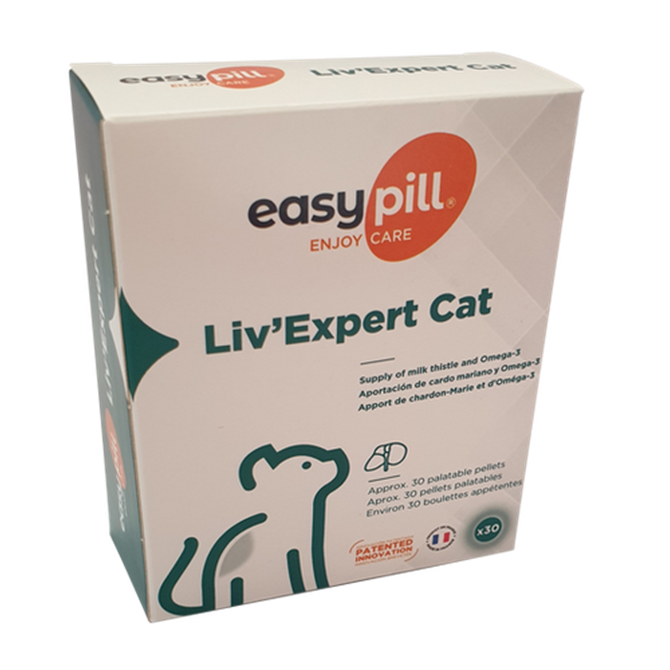 EasyPill Cat Liv’ Expert 2g Pellets - Pack of 30