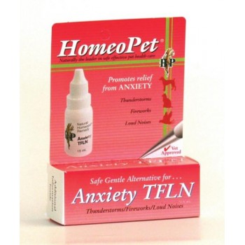 HomeoPet Anxiety Thunderstorms Fireworks and Loud Noises Homeopathic Remedy - 15ml