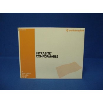 IntraSite Conformable 10 x 10 Hydrogel Dressing for Wounds - Pack of 10