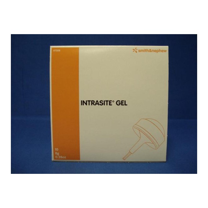 IntraSite Gel 8g Healing Cream for dry sloughy necrotic wounds - Pack of 10