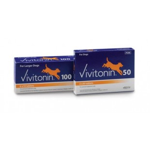 Vivitonin Tablets for Dogs - 50mg & 100mg Vivitonin Tablets - UK Pet Dispensary