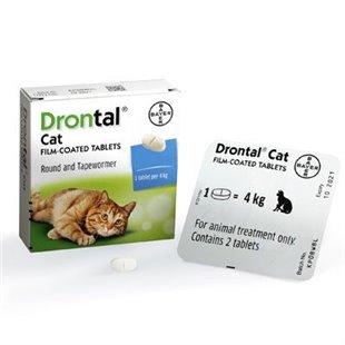 Drontal for Cats - Cheaper Drontal Cat Wormer - UK Pet Dispensary