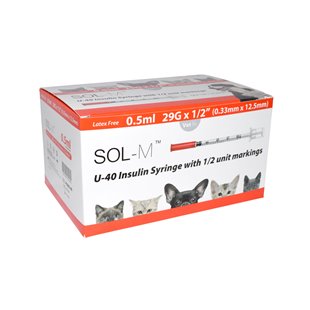 Insulin Syringes - Insulin Syringes for Dogs - Caninsulin - Pet Medicine