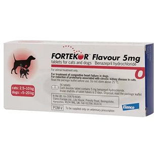 Fortekor Tablets - 5mg & 20mg Fortekor for Dogs & Cats - Vet Dispense