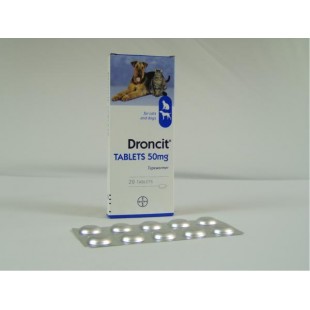 Droncit - Droncit Wormer for Dogs - Droncit Tablet - Pet Supplies