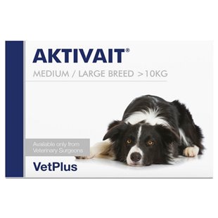 Aktivait Tablets for Senior Dogs - Aktivait helps your dog maintain a healthier lifestyle for longer