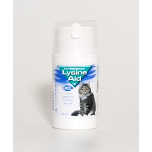 Lysine Aid for Cats with Feline Herpes - Buy Cat Lysine Supplement
