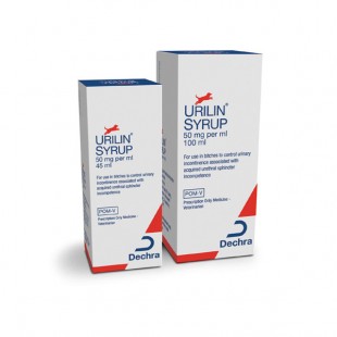 Urilin Syrup for Dogs - Urilin for Dogs with Incontinence 45ml & 100ml Urilin