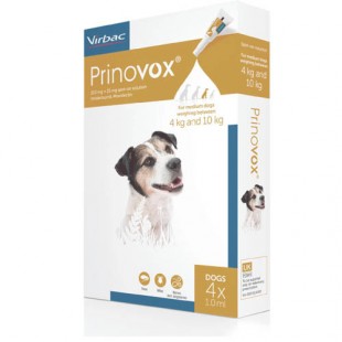 Prinovox for Dogs: Fleas, Lungworm, Heartworm, Mites & Roundworm Treatment