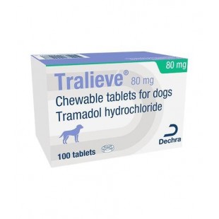 Tralieve Tramadol for Dogs - 20mg and 80mg Chewable Tralieve Tablets