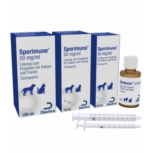 Sporimune Oral Solution For Dogs - 25ml, 50ml, 100ml Sporimune for Dogs