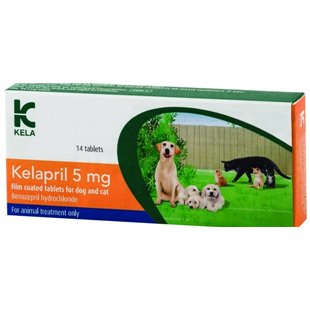 Kelapril Tablets for Dogs & Cats - 5mg 20mg Kelapril Tablets