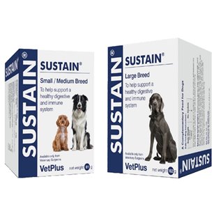 Sustain Supplement for Dogs - For a healthy digestive and immune system in Dogs


